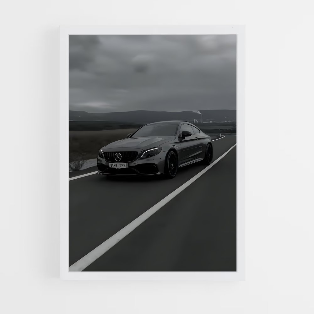 Poster C amg coupe élégant – affiche Mercedes (vue 3)